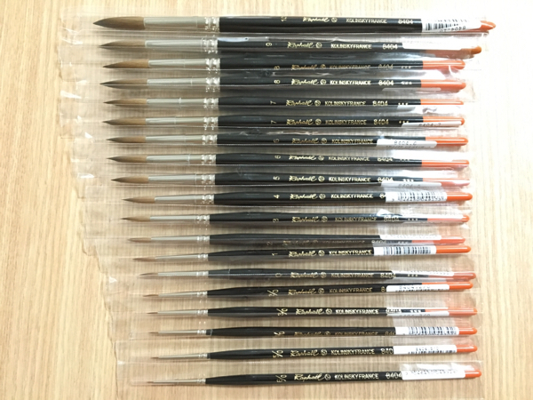 【新品】水彩筆 ラファエル コリンスキー19本【1セット限り】
