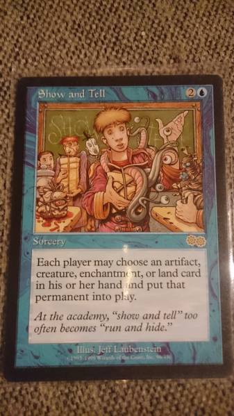 MTG□実物提示教育/Show and Tell□英3枚セット