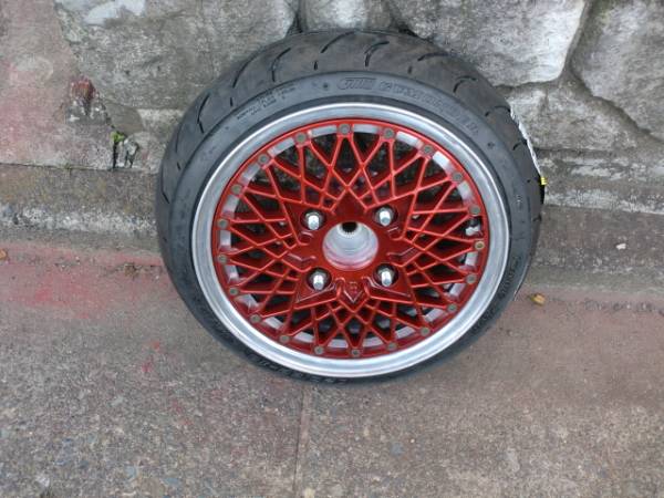 リード100用 リヤ13インチ SSR 5.5J メッシュホイール