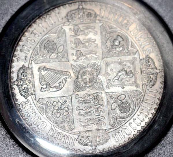 資産価値1847年 ヴィクトリア女王 英国 イギリス ゴシック クラウン