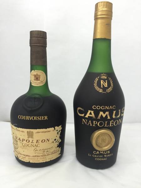 CAMUS ナポレオン 大砲ボトル & Courvoisier CAMUS NAPOLEON 大砲