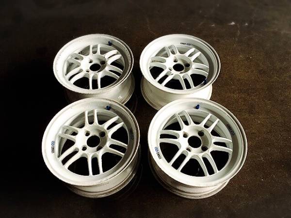 エンケイ RPF1 7Jx15 35 PCD100 ついてる 4H ハイグリップタイヤ付