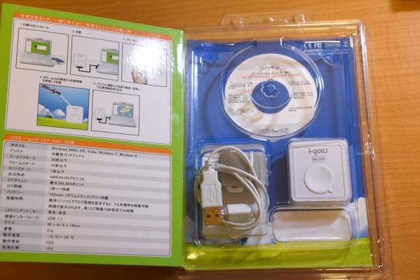 [中古美品] GPSロガー i-GotU GT-600