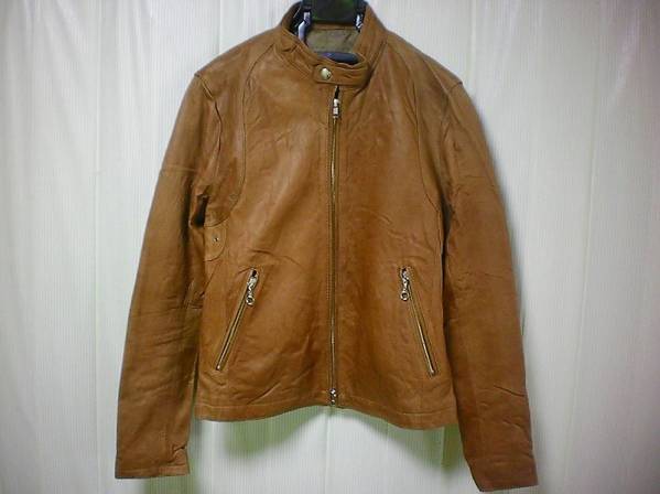 ◆本革 BEAUTY＆YOUTH ユナイテッド アローズ ライダース 茶◆M