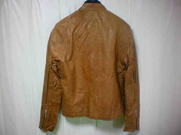 ◆本革 BEAUTY＆YOUTH ユナイテッド アローズ ライダース 茶◆M