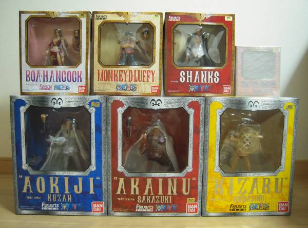フィギュアーツZERO ワンピース 赤犬 青雉 黄猿 他 7種 未開封品