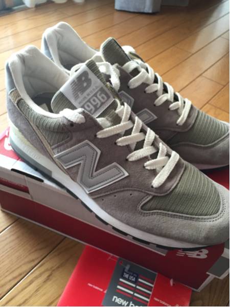 ニューバランス m996 New M996 grayの通販 usa グレー USA USA製 