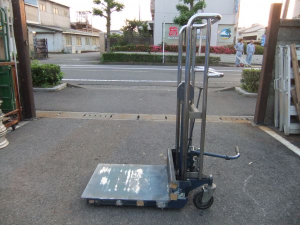 ★OPK サントカー SC-4-12 昇降台車 400kg 油圧リフトテーブル★