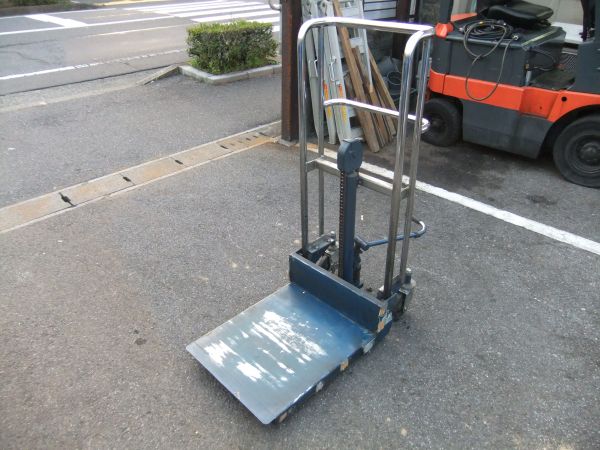 ★OPK サントカー SC-4-12 昇降台車 400kg 油圧リフトテーブル★