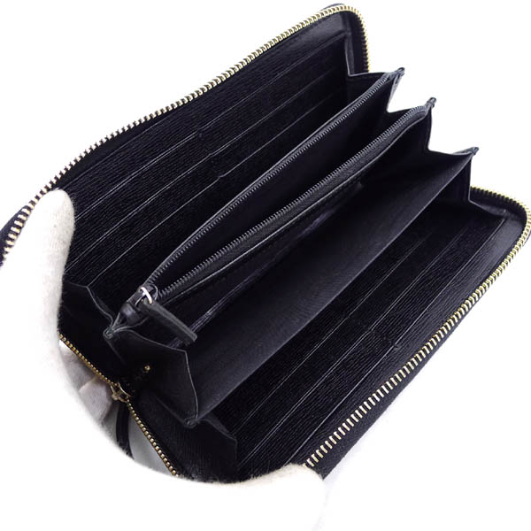 美品*GUCCI*インターロッキング*ラウンドファスナー*長財布16576