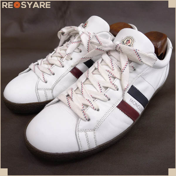 モンクレール*MONACO*トリコライン*レザー*スニーカー*42*16357