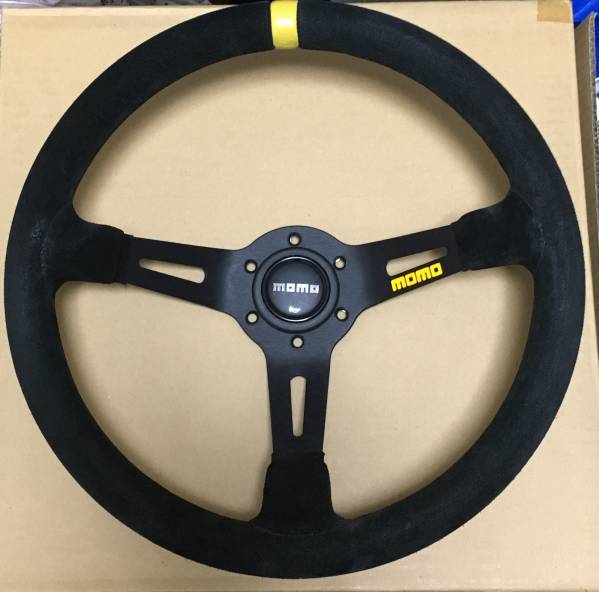 momo MOD.08 スエード/ブラックスポーク(中古品) MOD.08 スエード