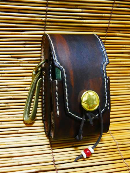 [栃木レザー] IQOS アイコスレザーケース 手染め　即決送料無料