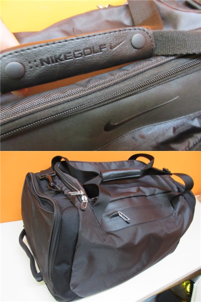 6132A☆NIKE GOLF/ナイキゴルフ ボストンバッグ 黒☆美品