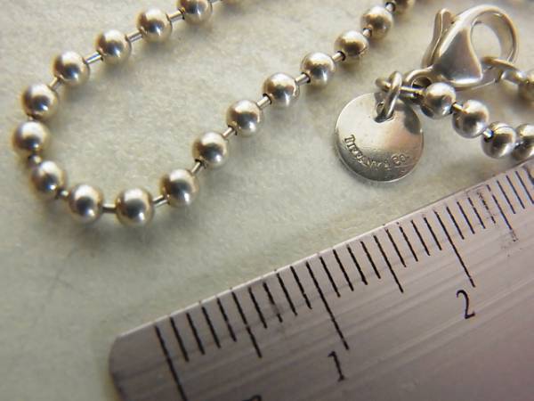 ティファニー ボールチェーン 86cm ネックレス シルバー シルバー