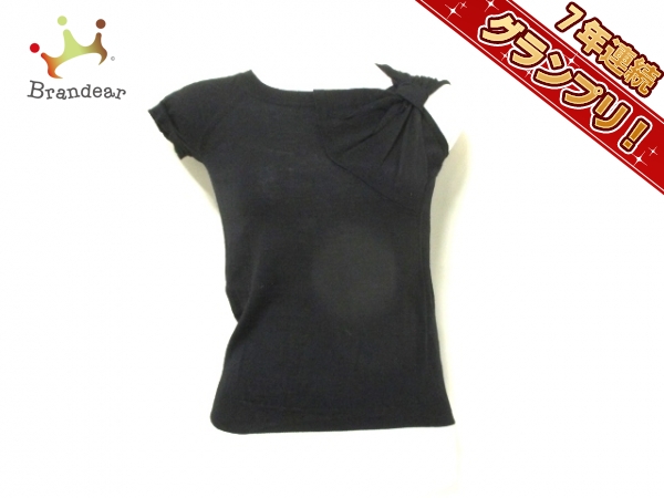 R.E.D VALENTINO(バレンチノ) セーター レディース XS 黒 リボン