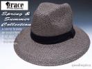 grace★編み込みメッシュストローハット【GR】新作 つば広