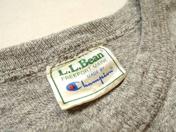 80s Campion×LLBean 無地Tシャツ XL 88/12 トリコ チャンピオン