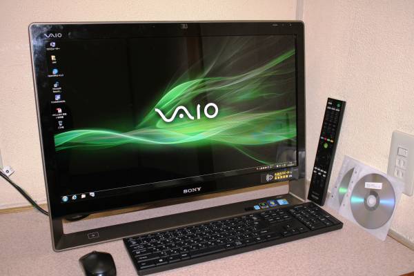 SONY VAIO 24型 VPCL128FJ/T メモリ8GB増設済 BD/DVDマルチ W 