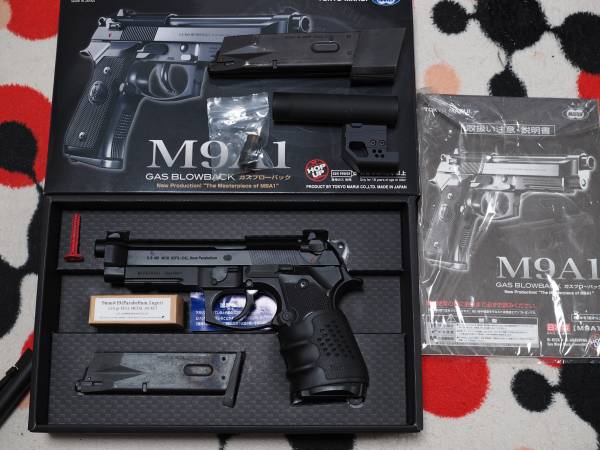 中古】東京マルイ M9A1ガスブローバック おまけ付き 不具合有 エアガン