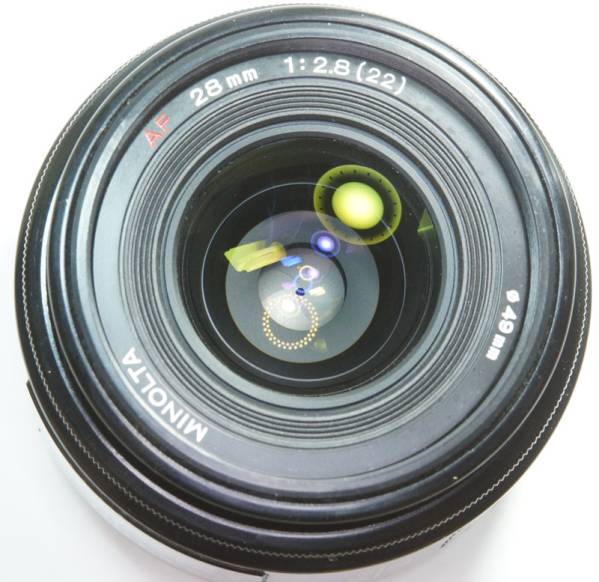 SONY α A用 MINOLTA AF 28mm 1:2.8 SAL28F28同 フルサイズ 4N