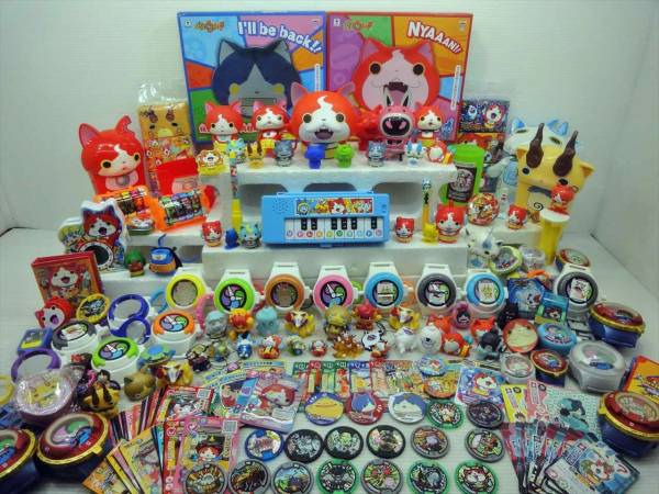 D563】妖怪ウォッチ☆メダル/カード/フィギュアなど　約210点