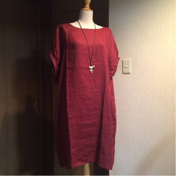 グローバルワークの今季リネンワンピsizeL GLOBAL WORK(Lサイズ)｜売買されたオークション情報、yahooの商品情報をアーカイブ公開 - オークファン Lサイズ