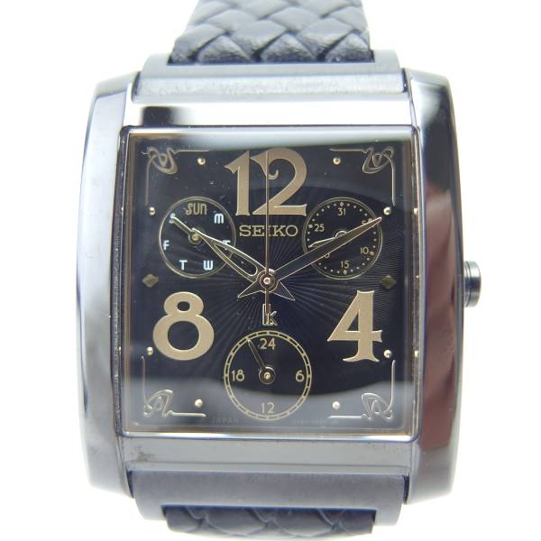 セイコー ルキア 5Y85 0AN0 QZ腕時計 デイデイト 美品 KK650B