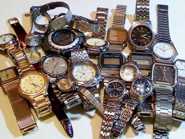 【S01】SEIKO/セイコー◇CITIZEN他◇QZ&機械式◇ジャンク22本①