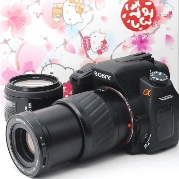ソニー α200 ダブルレンズセット 初心者向けソニー SONY α200 DSLR