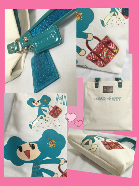 激レア！入手困難！☆コーチCOACH 新品☆ポピーちゃん☆トート