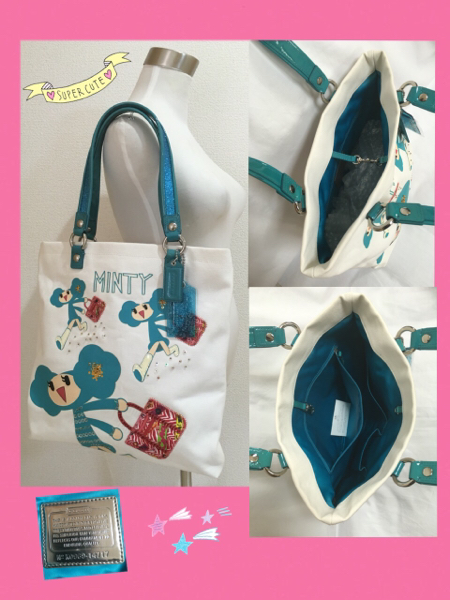◆激レア◆COACH◆ポピー◆ゴールディちゃんが可愛い♡トートバッグ◆難あり◆ 激レア！入手困難！☆コーチCOACH 新品☆ポピーちゃん☆トート