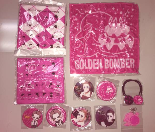 ☆ゴールデンボンバー樽美酒研二缶バッジガチャセット☆