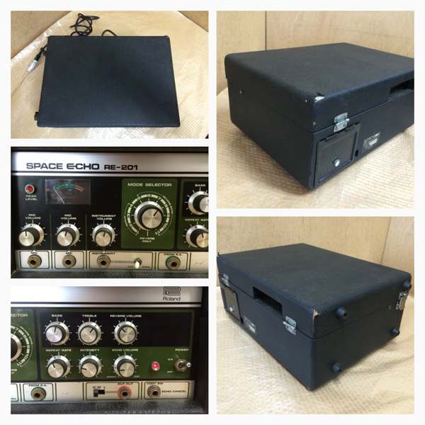 Roland SPACE ECHO RE-201 現状　通電OK テープOK Roland ローランド RE-201 テープエコー スペースエコー 通電OK