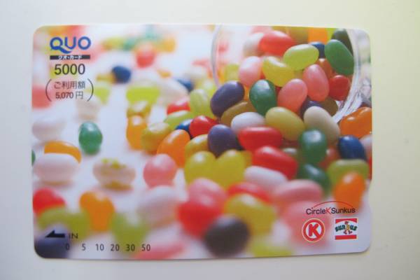 ◆◇クオカード QUOカード 5000円 (5070円分) 未使用◇◆