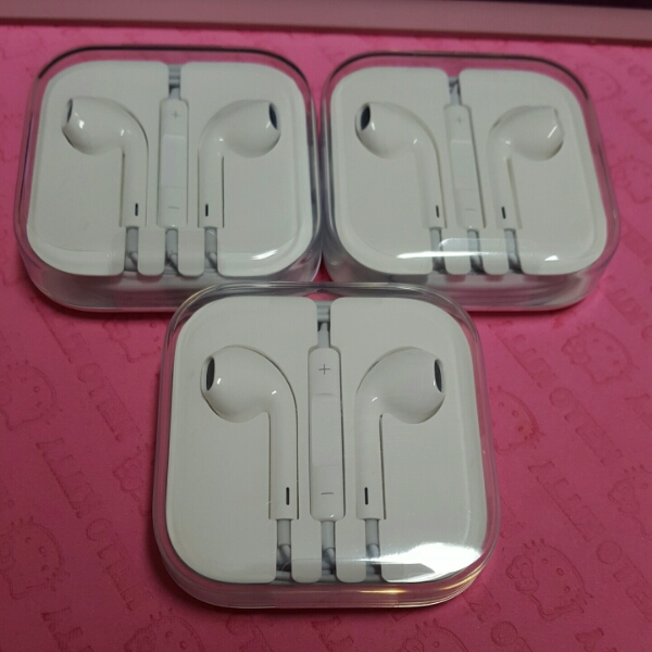 Apple 純正 iPhone6s 付属 イヤホン 3個セット 新品 未開封品 イヤホン