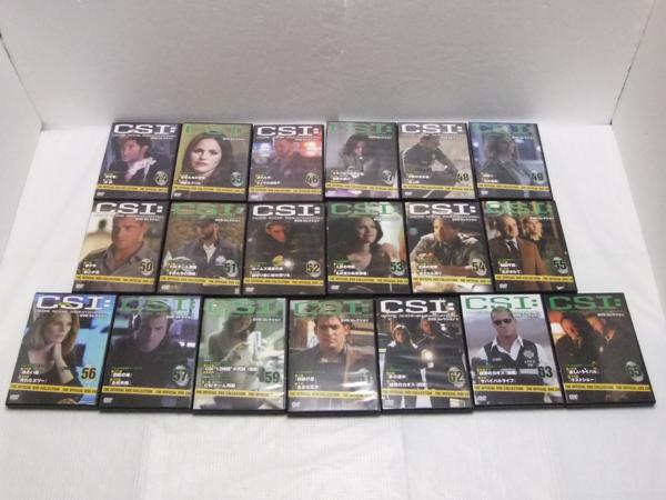 015 CSI: DVDコレクション 79本セット【ジャンク】