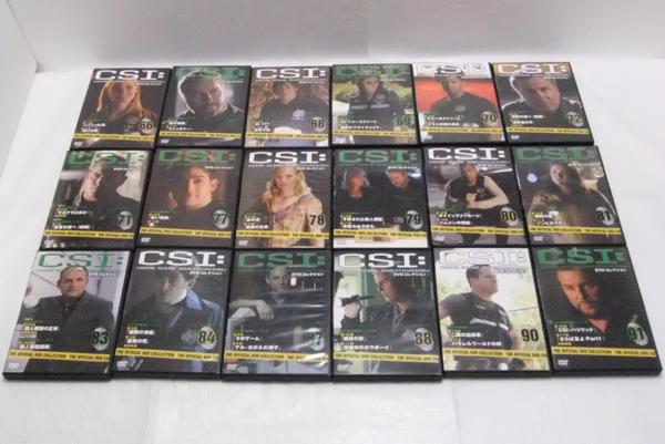 015 CSI: DVDコレクション 79本セット【ジャンク】