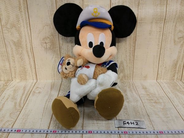 ミッキー&ダッフィー ぬいぐるみ WDWセーラー マリン タグ付F4H2