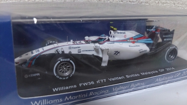 鈴鹿サーキット特注 1/43 ウィリアムズ FW36 V.ボッタス 2014 1/43
