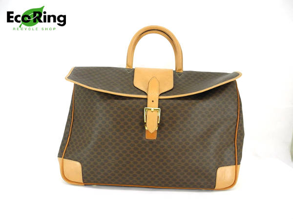 1円 セリーヌ CELINE マカダム 旅行 ハンドバッグ CQ110