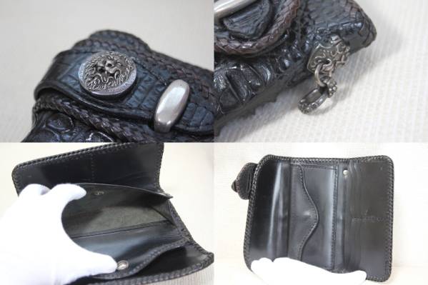 ALZUNI アルズニ シャムワニ クロコダイル ウォレット長財布(長財布