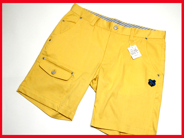 ◆JB パーリーゲイツ 新品 シルク混!!ゴルフショートパンツ 6◆