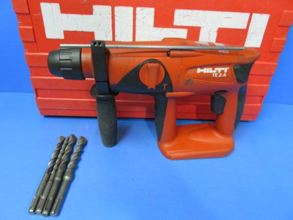 HILTI(ヒルティ)24V充電式ハンマドリル[TE2-A]+ビット+ケース付