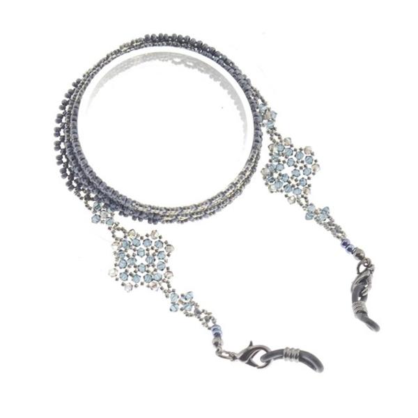 新品 abimama ハンドメード グラスコード スワロ ビーズ