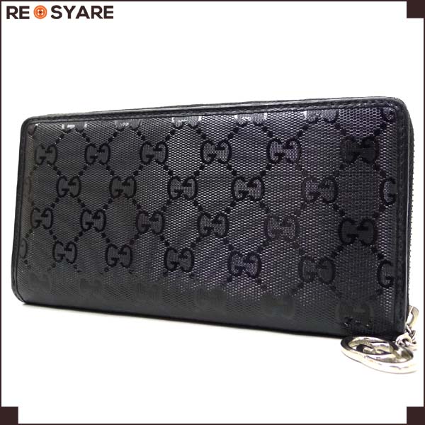 グッチ*GGインプリメ*チャーム*ラウンドファスナー長財布*17126