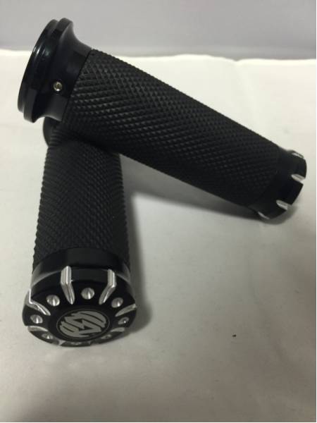 ハーレースポーツスターXL アルミビレットグリップ