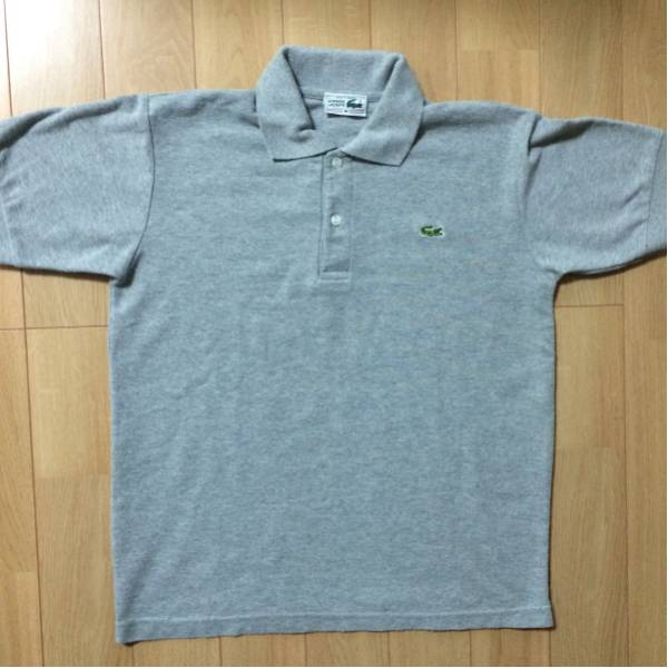 美品 ラコステ ポロシャツ フランス製 フレラコ グレー レア