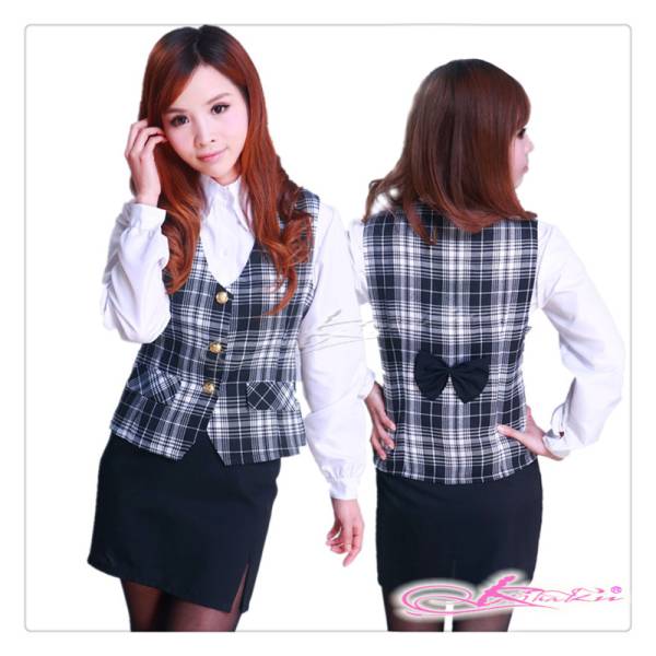 長袖ブラウスのOL制服・オフィスコスプレ