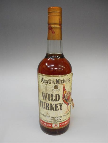 古酒　WILD TURKEY 8年　未開栓 古酒 未開栓 ワイルドターキー 8年 旧ボトル ウイスキー 750ml 状態